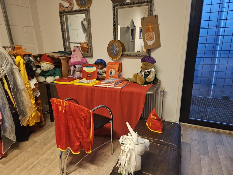 Het kantoor van de sint